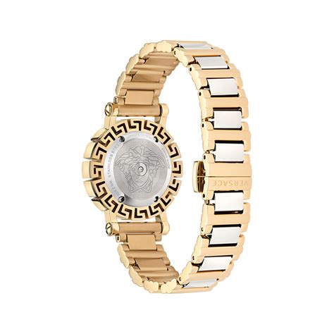 Versace Greca Glam Round Dial Women Watch .